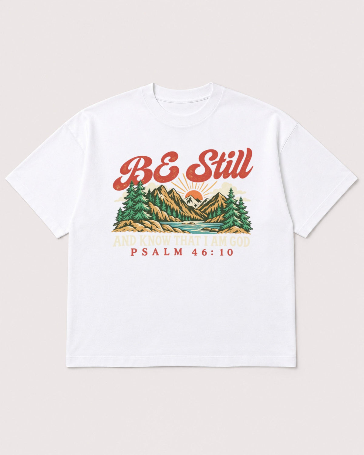 Mockup Boxy Heavyweight Tee White product