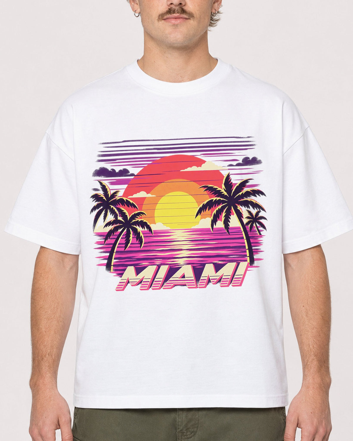 Mockup Boxy Heavyweight Tee White male close-up 19