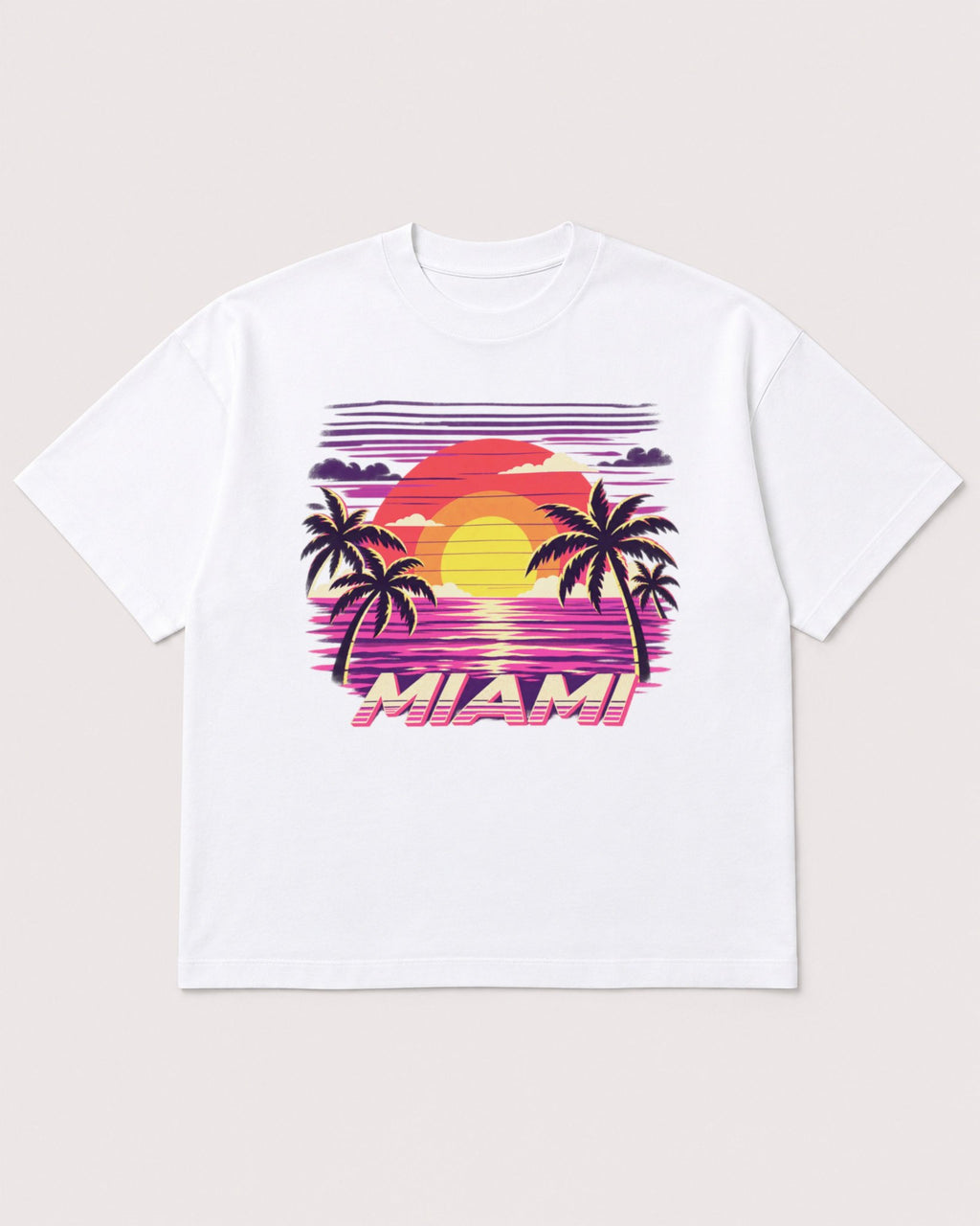 Mockup Boxy Heavyweight Tee White product