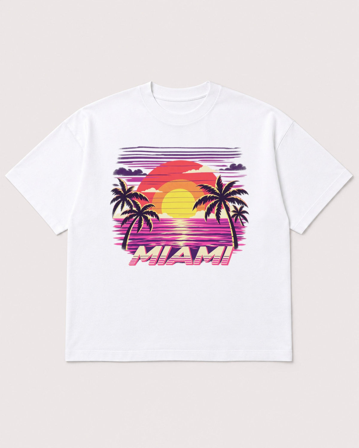 Mockup Boxy Heavyweight Tee White product