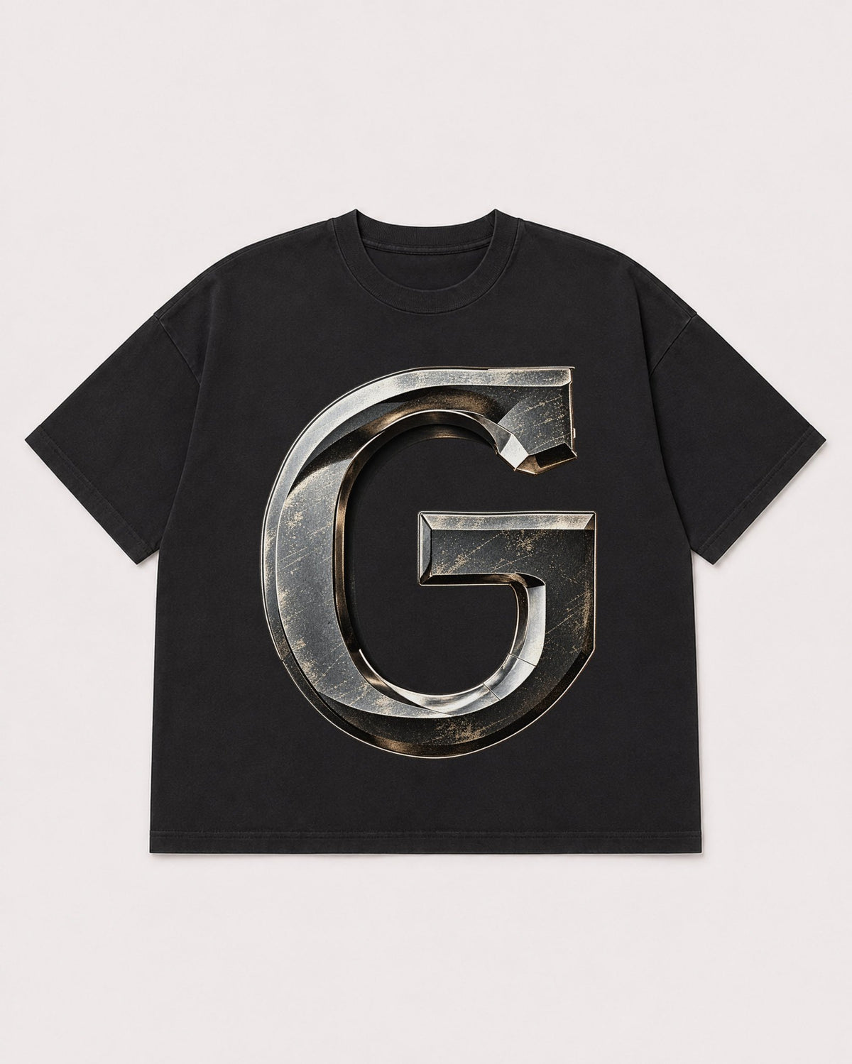 Mockup Boxy Heavyweight Tee Black product