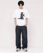 Mockup Boxy Heavyweight Tee White male full-body 11