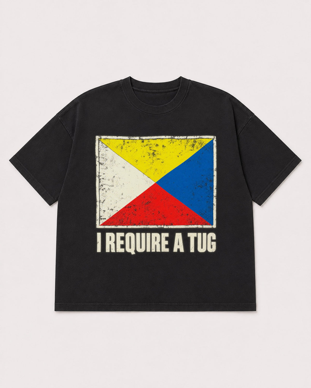 Mockup Boxy Heavyweight Tee Black product