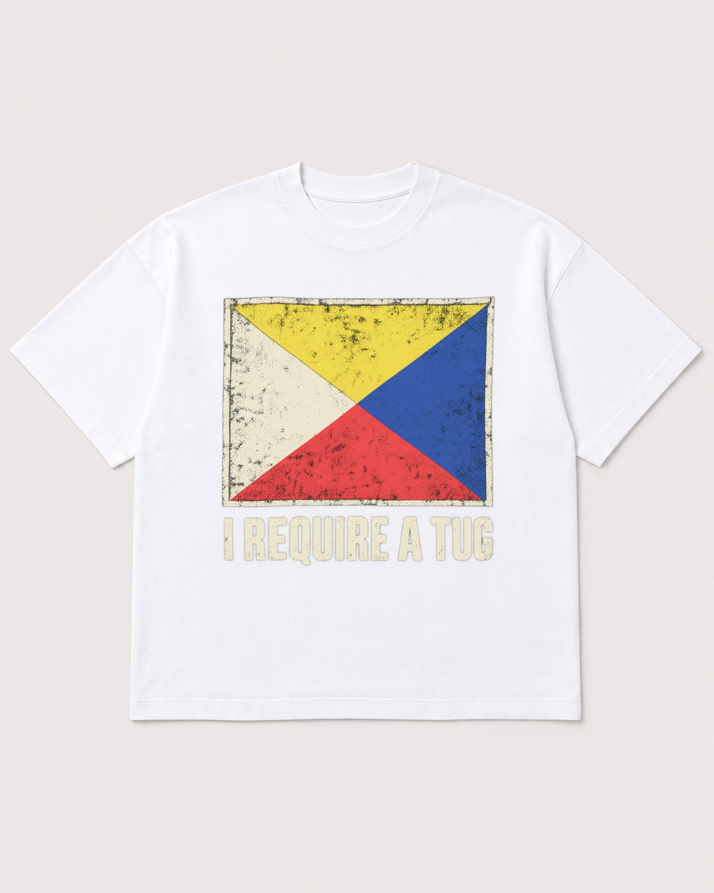 Mockup Boxy Heavyweight Tee White product