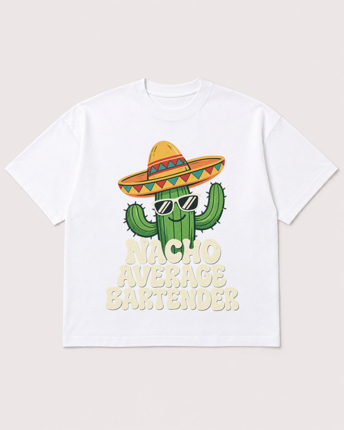 Mockup Boxy Heavyweight Tee White product