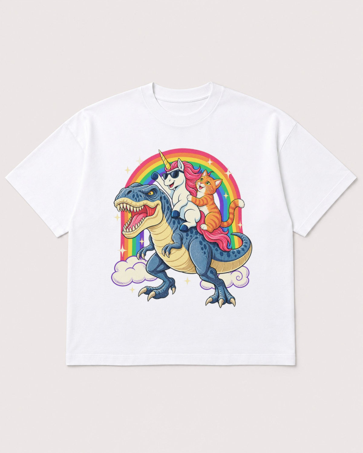 Mockup Boxy Heavyweight Tee White product