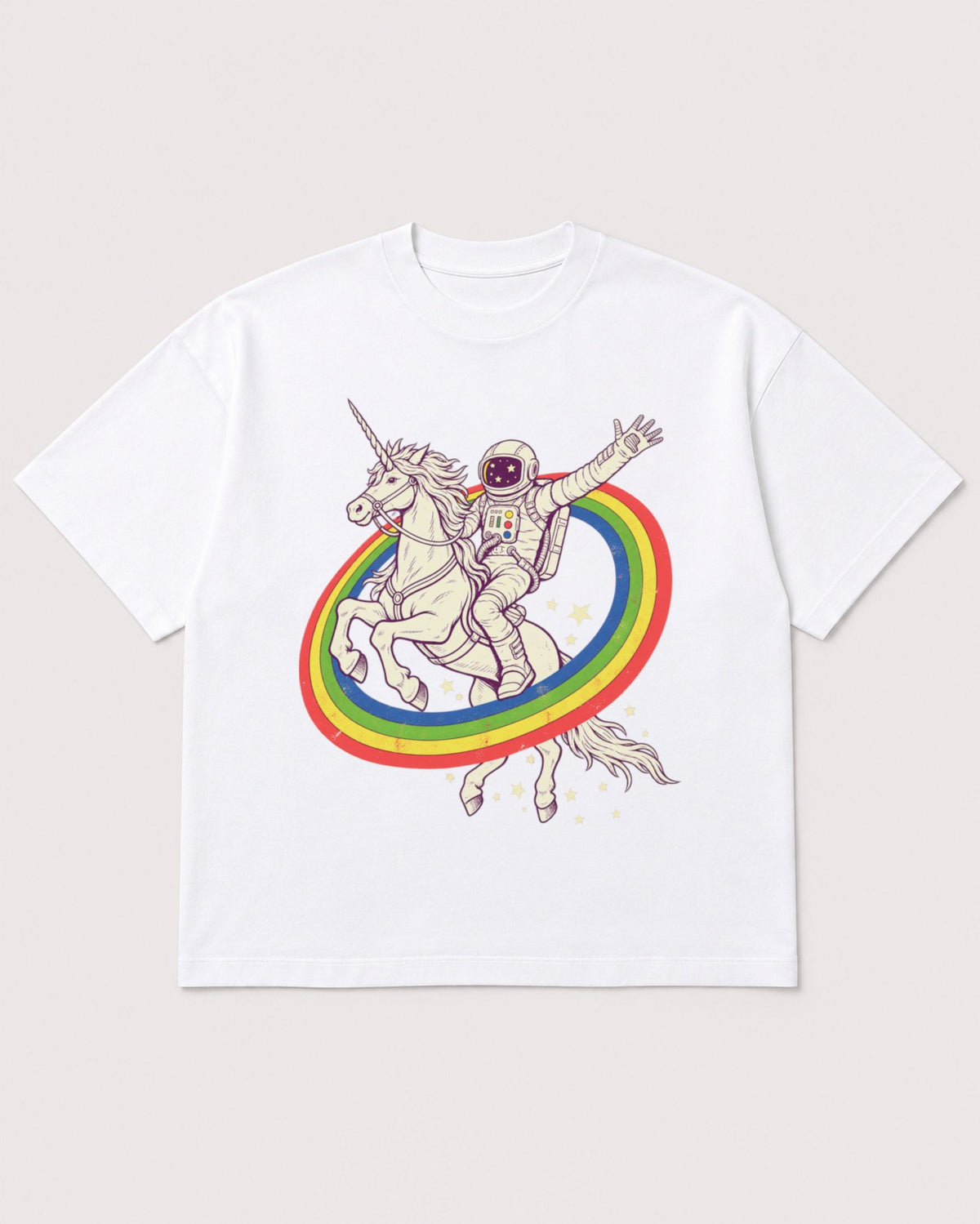Mockup Boxy Heavyweight Tee White product