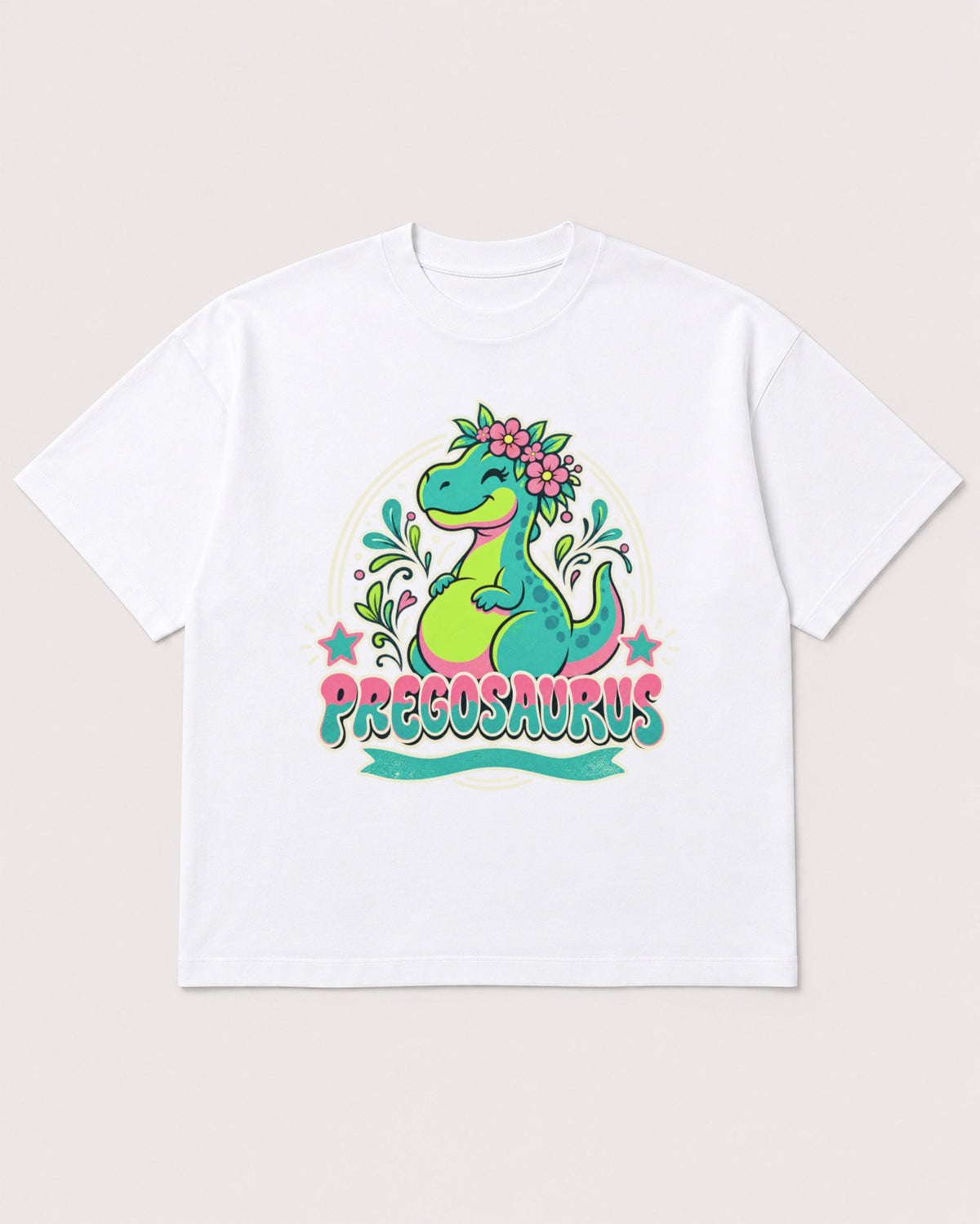 Mockup Boxy Heavyweight Tee White product