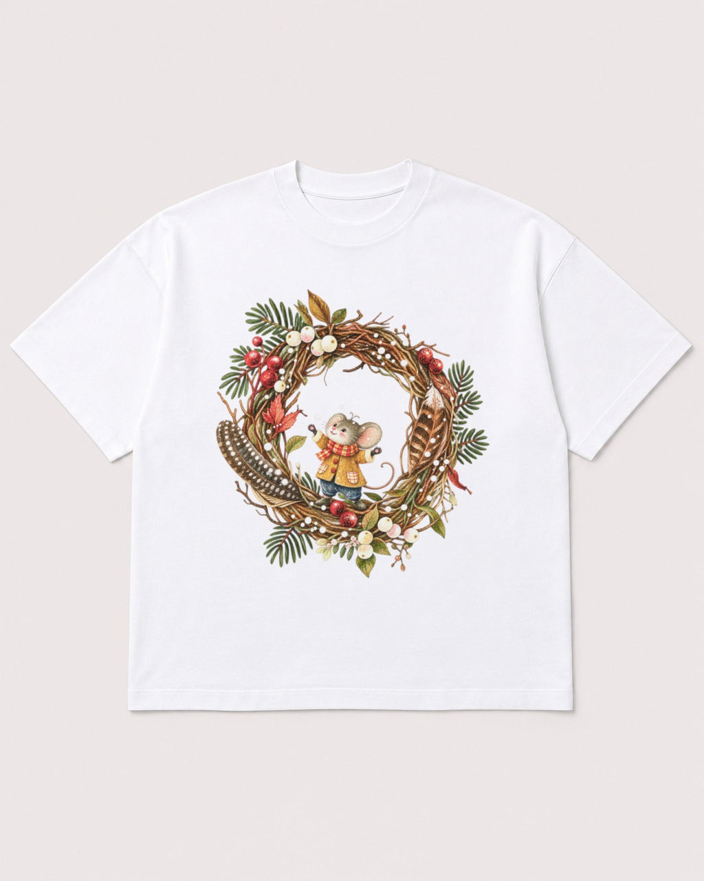 Mockup Boxy Heavyweight Tee White product