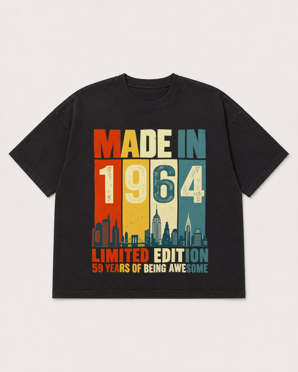 Mockup Boxy Heavyweight Tee Black product