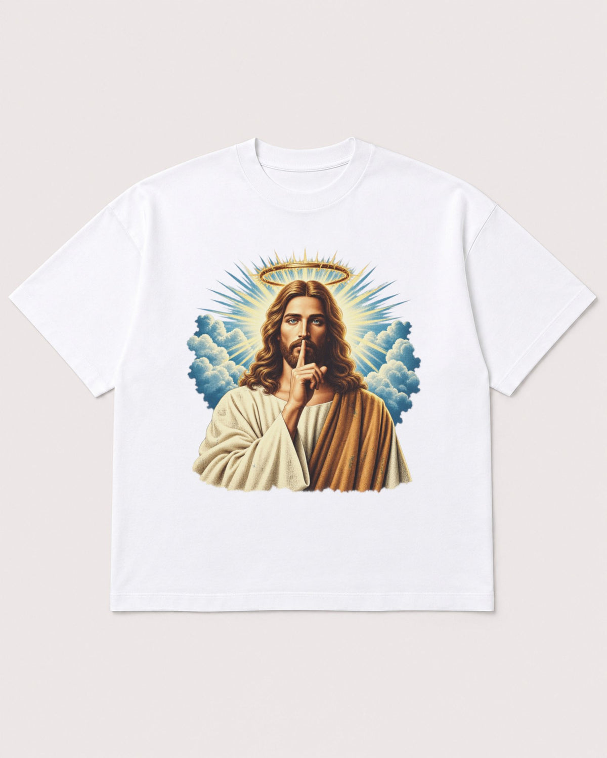 Mockup Boxy Heavyweight Tee White product