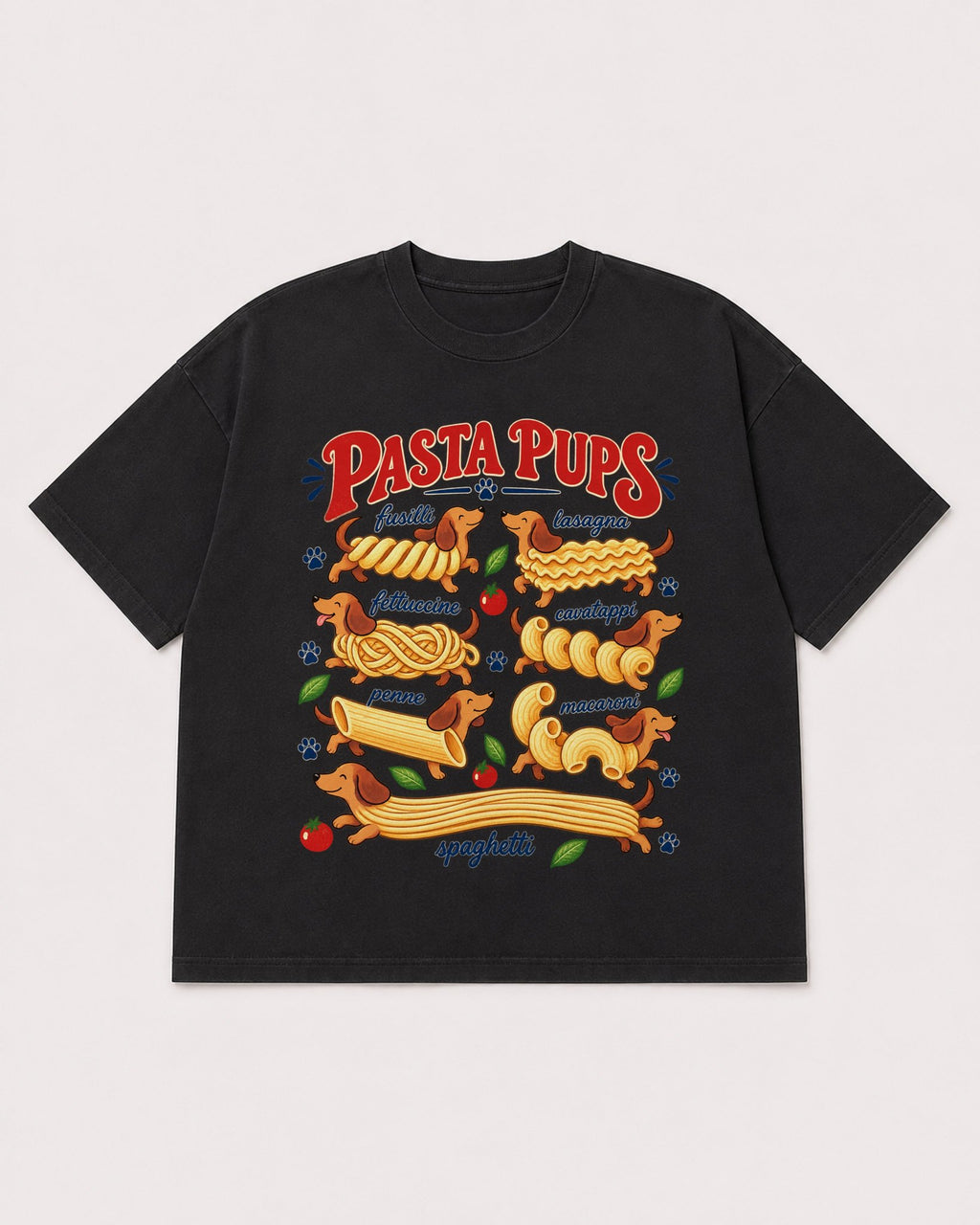 Mockup Boxy Heavyweight Tee Black product