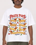 Mockup Boxy Heavyweight Tee White male close-up 04