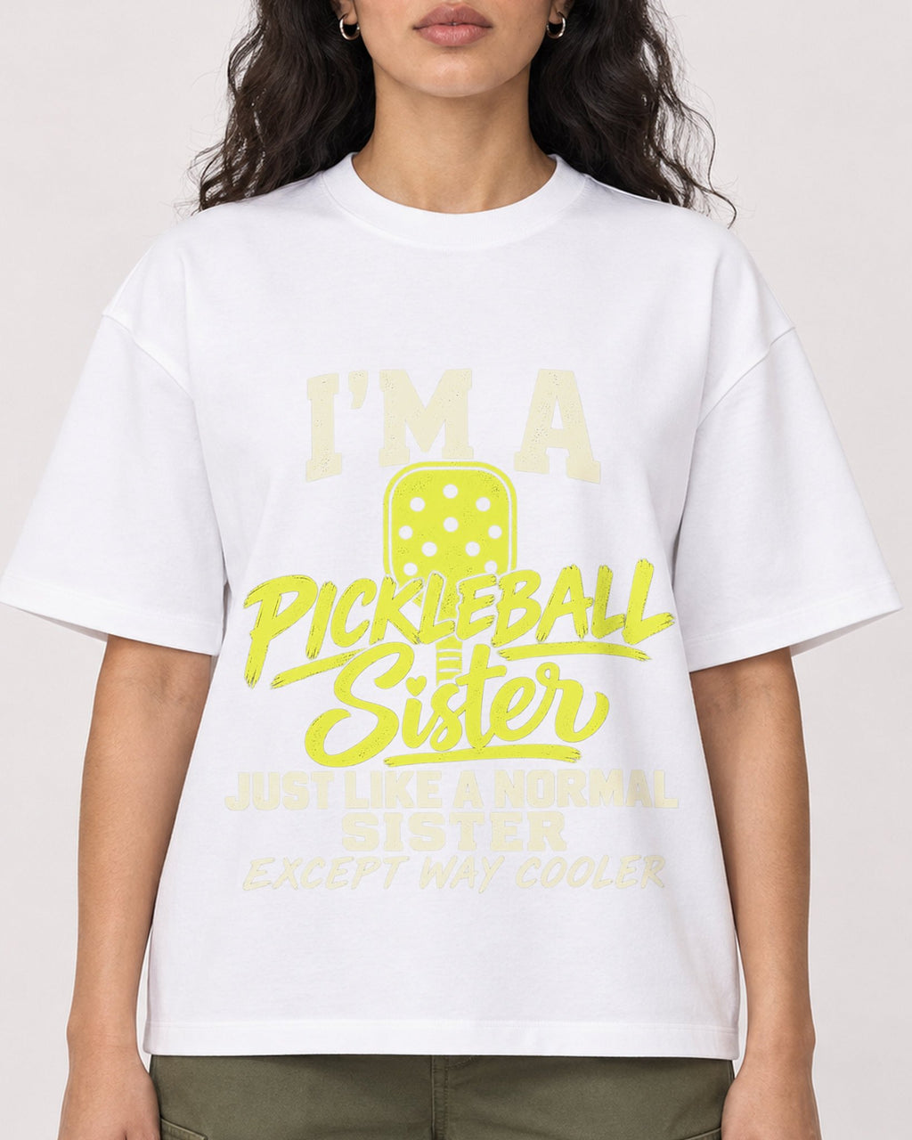 Mockup Boxy Heavyweight Tee White female close-up 07