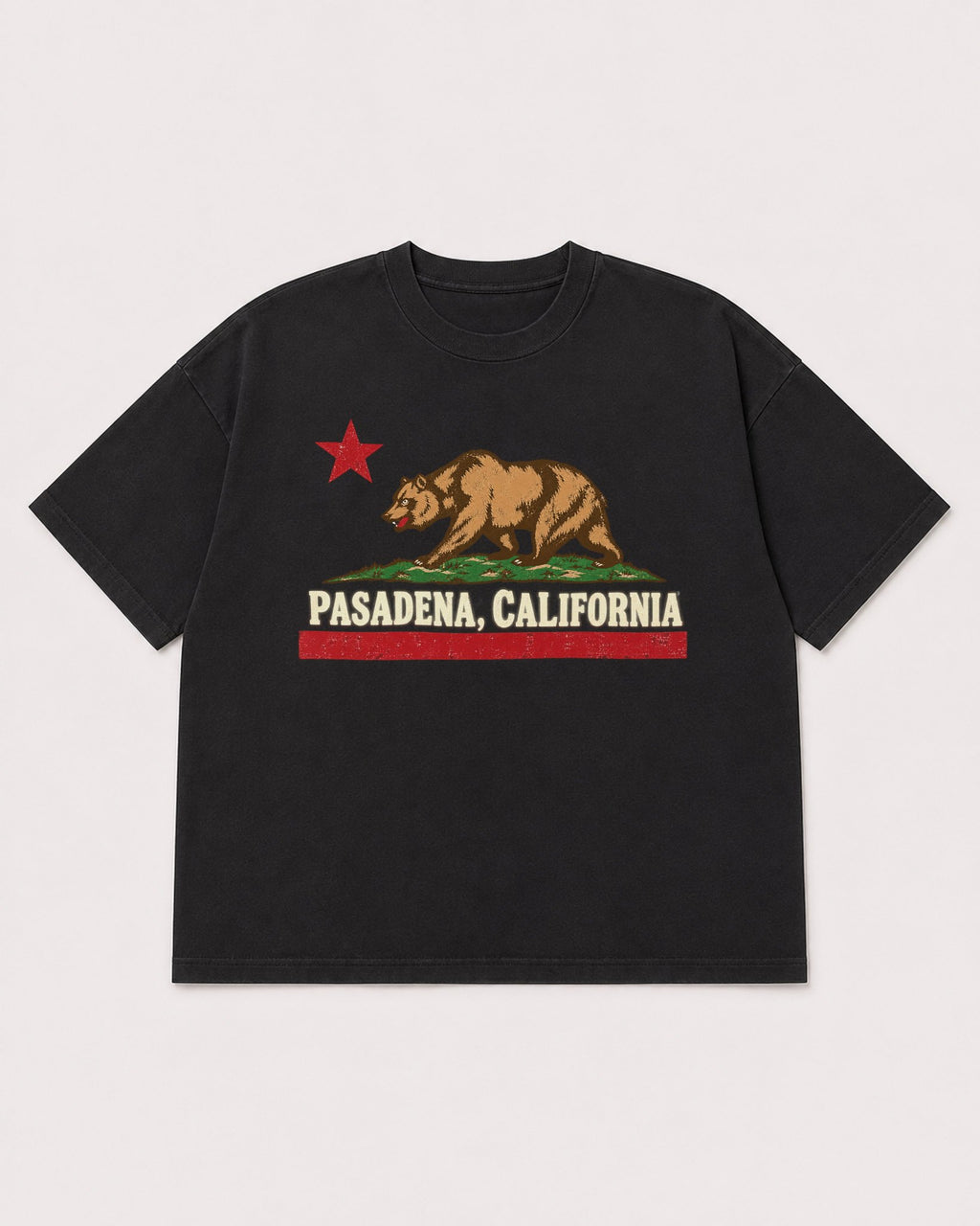 Mockup Boxy Heavyweight Tee Black product