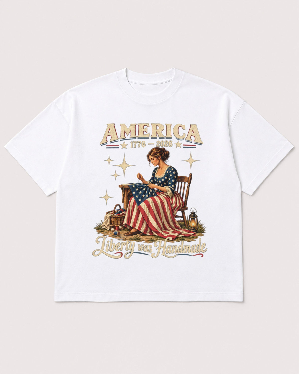 Mockup Boxy Heavyweight Tee White product