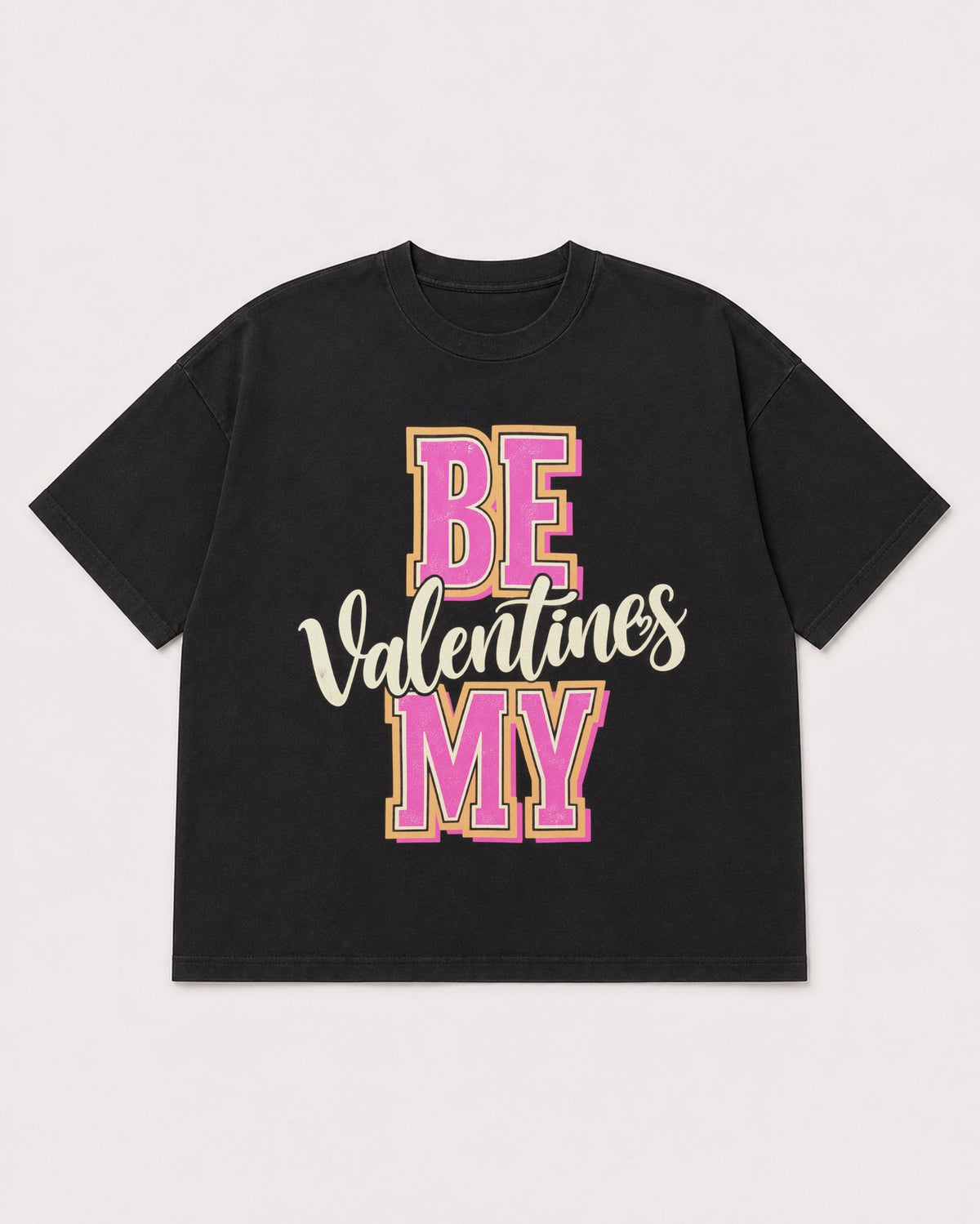 Mockup Boxy Heavyweight Tee Black product