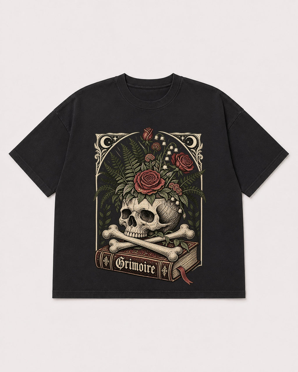 Mockup Boxy Heavyweight Tee Black product