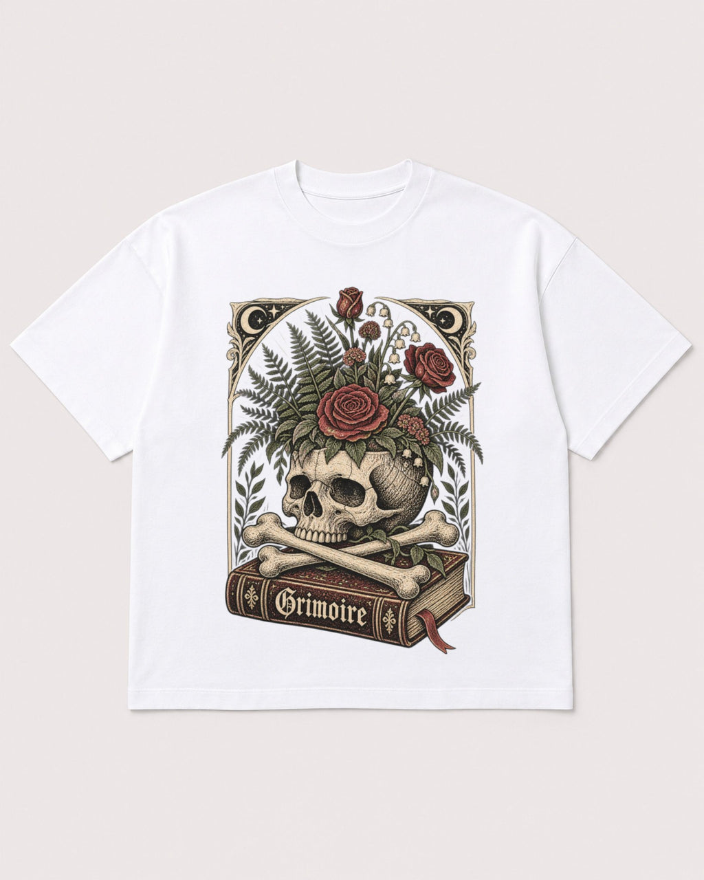 Mockup Boxy Heavyweight Tee White product