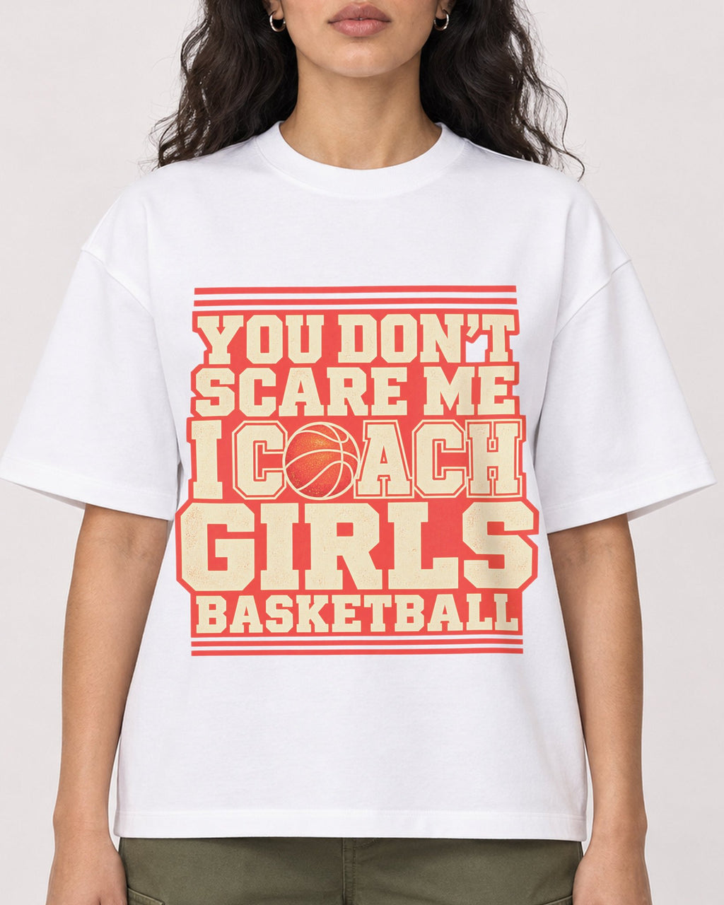 Mockup Boxy Heavyweight Tee White female close-up 07