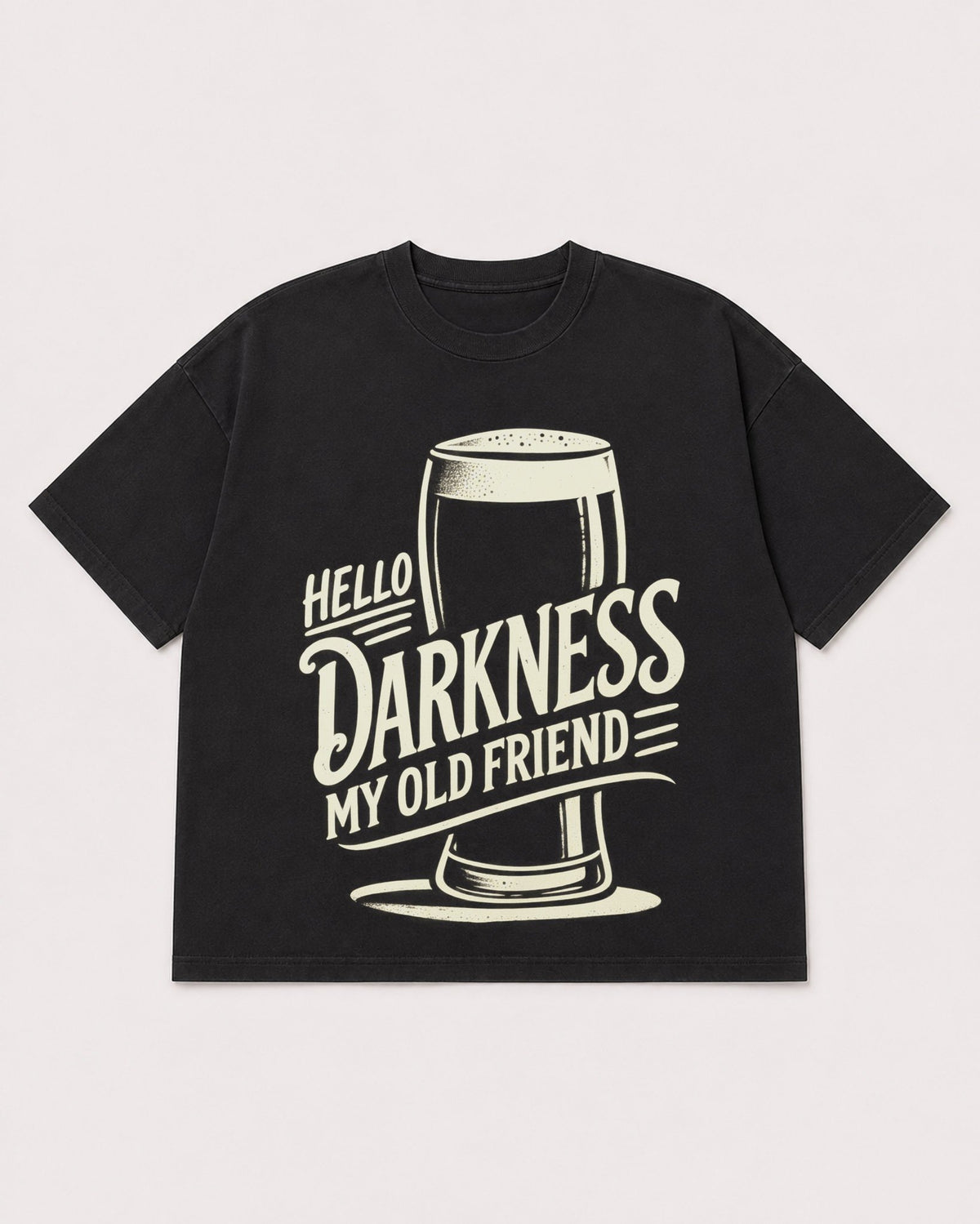 Mockup Boxy Heavyweight Tee Black product