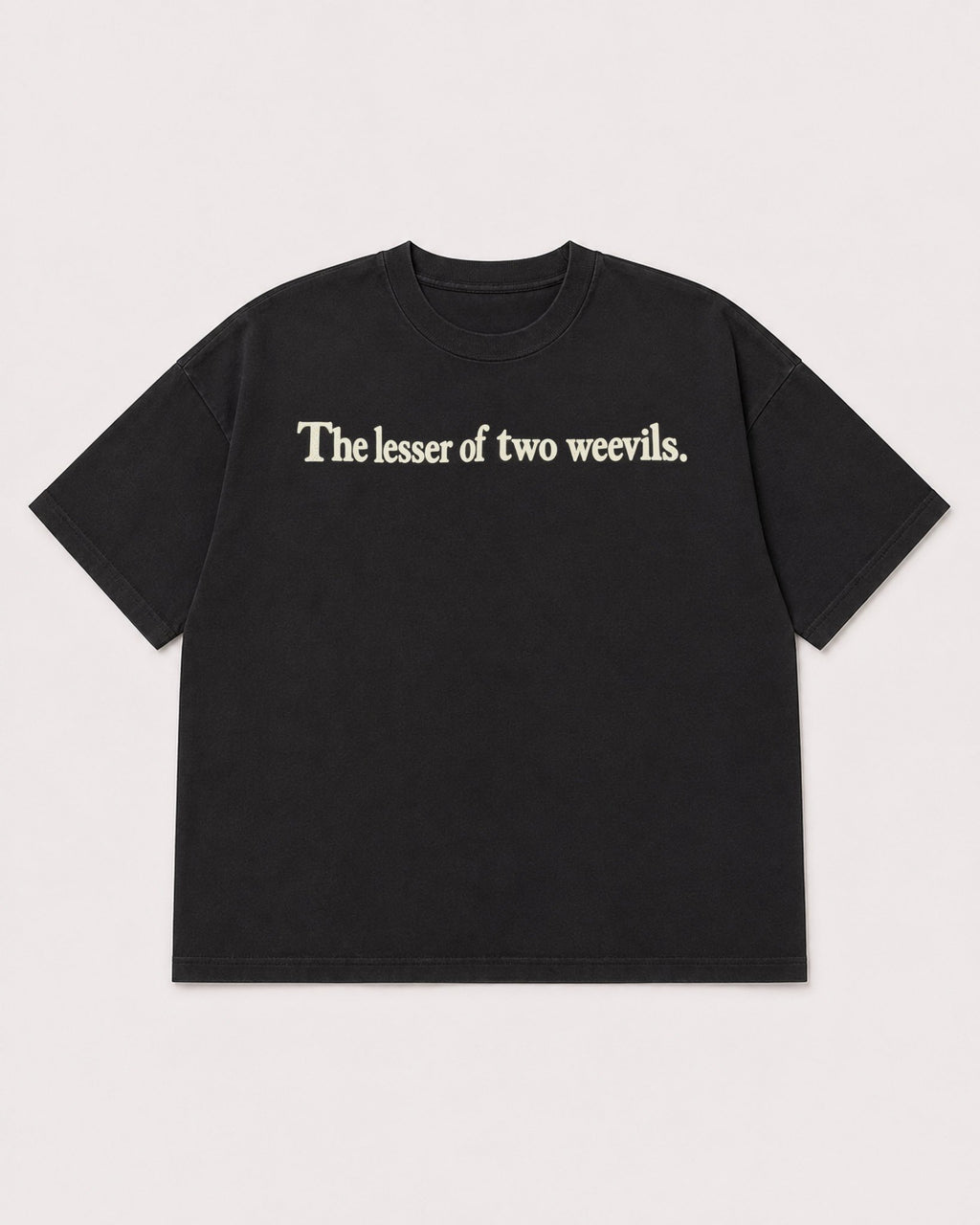 Mockup Boxy Heavyweight Tee Black product