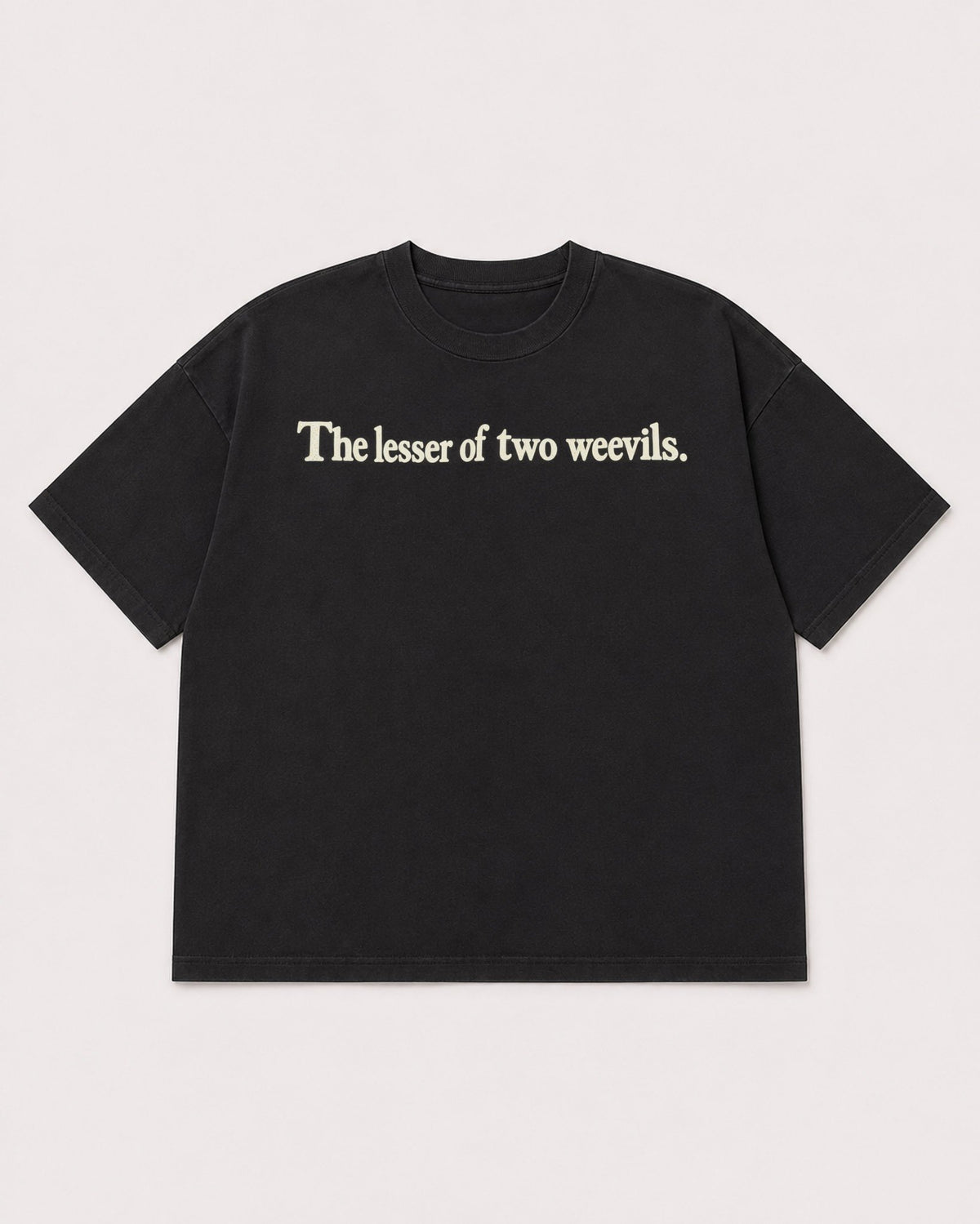 Mockup Boxy Heavyweight Tee Black product