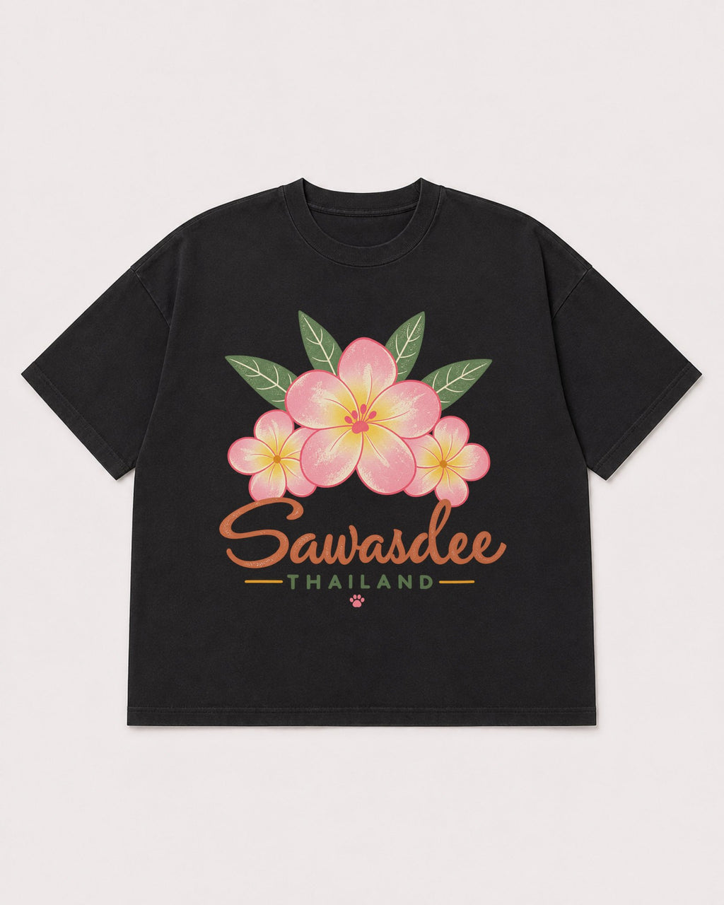 Mockup Boxy Heavyweight Tee Black product
