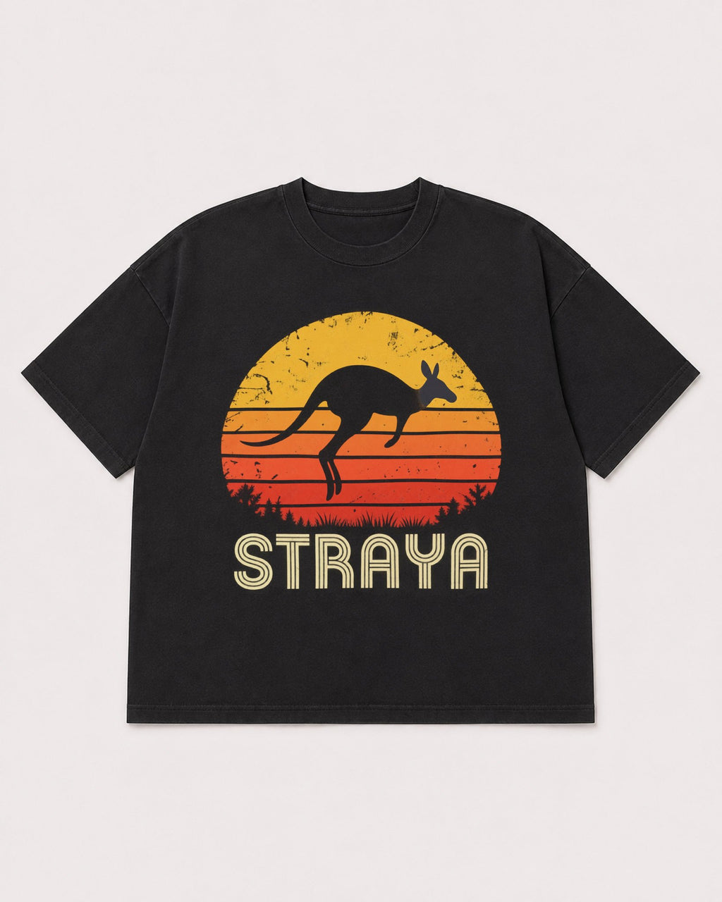 Mockup Boxy Heavyweight Tee Black product