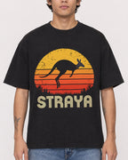 Mockup Boxy Heavyweight Tee Black male close-up 06