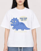 Mockup Boxy Heavyweight Tee White female close-up 01