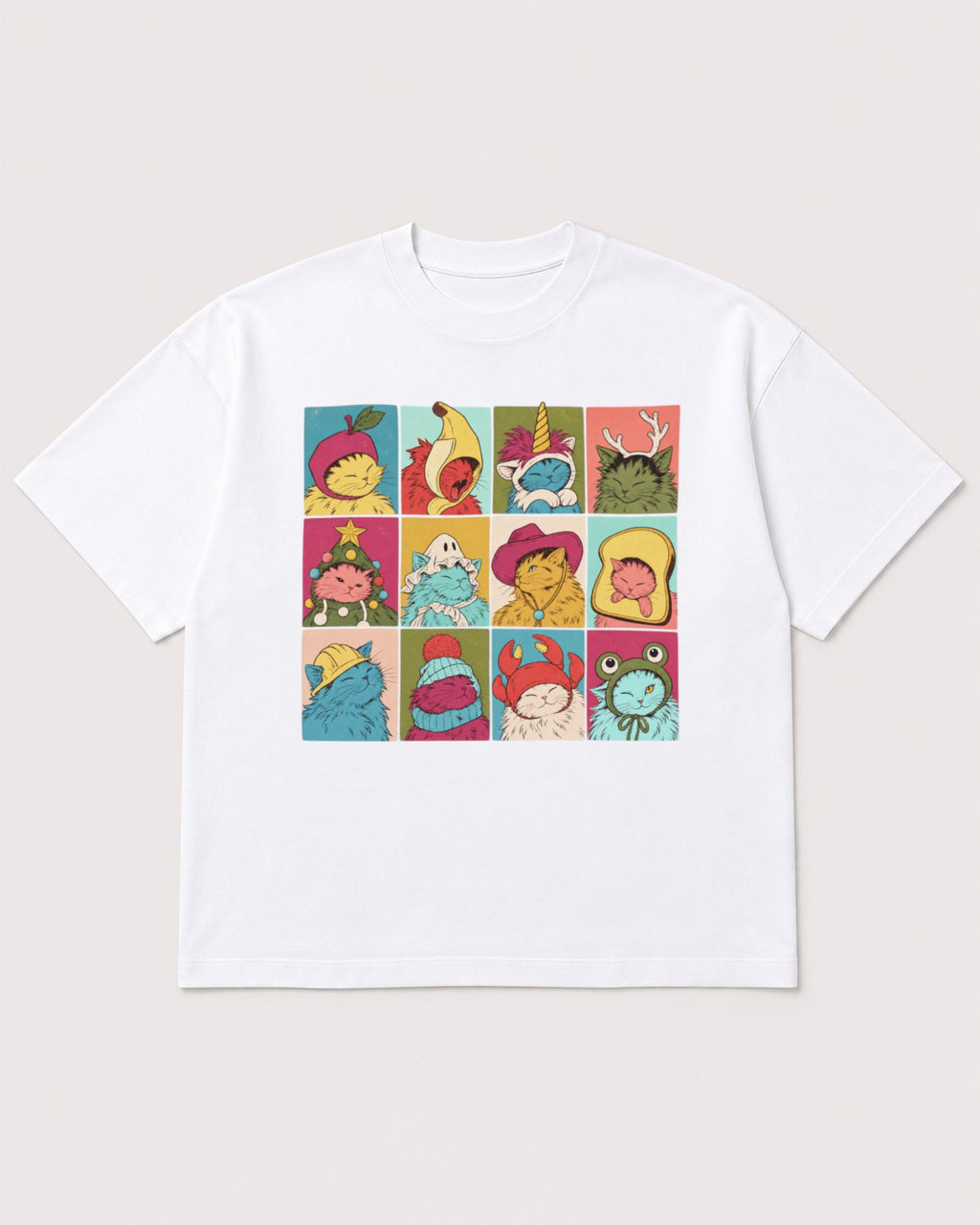 Mockup Boxy Heavyweight Tee White product