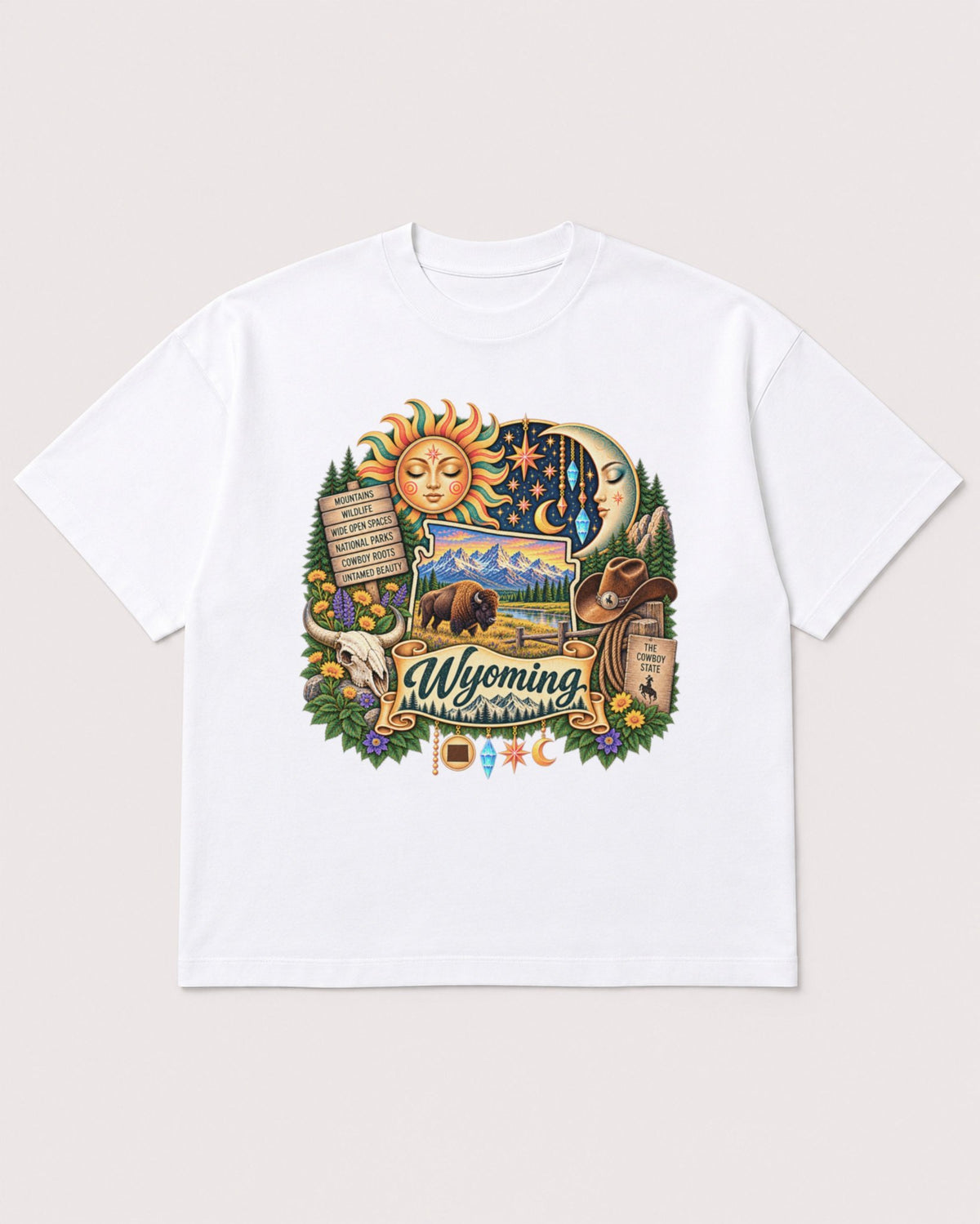 Mockup Boxy Heavyweight Tee White product