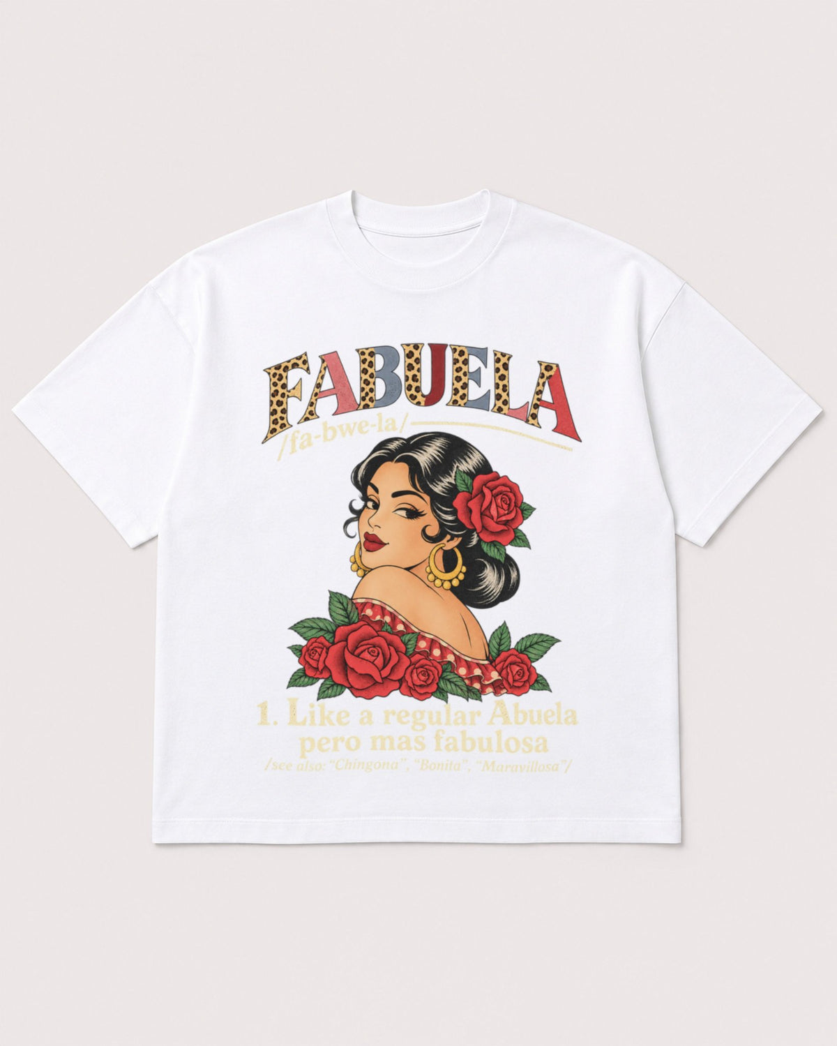 Mockup Boxy Heavyweight Tee White product
