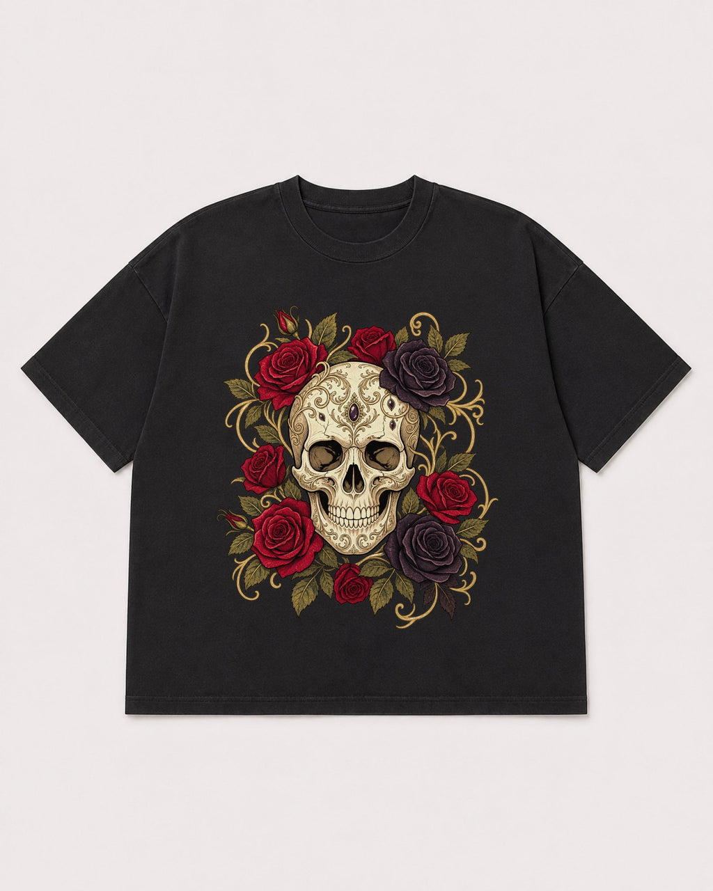Mockup Boxy Heavyweight Tee Black product