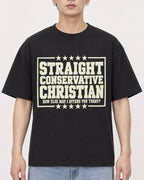 Mockup Boxy Heavyweight Tee Black male close-up 01
