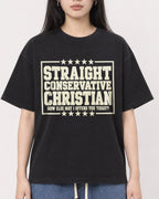 Mockup Boxy Heavyweight Tee Black female close-up 01