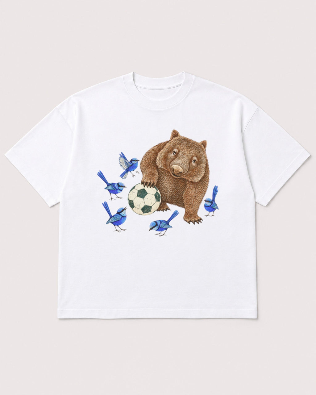 Mockup Boxy Heavyweight Tee White product