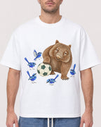Mockup Boxy Heavyweight Tee White male close-up 08