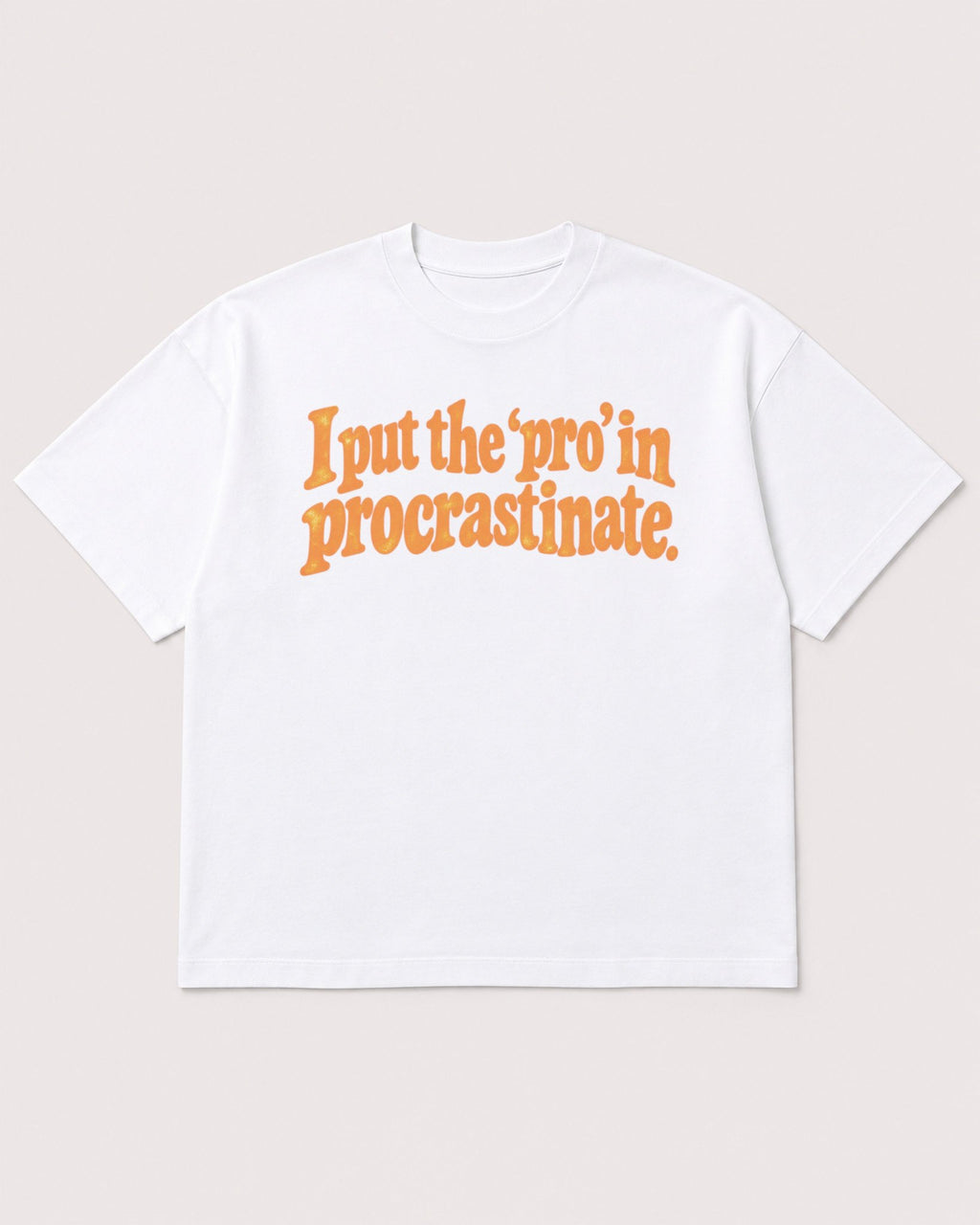 Mockup Boxy Heavyweight Tee White product