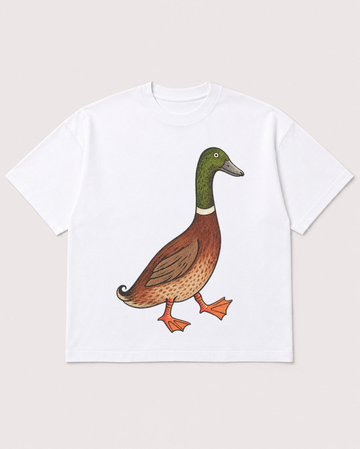 Mockup Boxy Heavyweight Tee White product