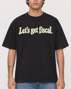 Mockup Boxy Heavyweight Tee Black male close-up 06