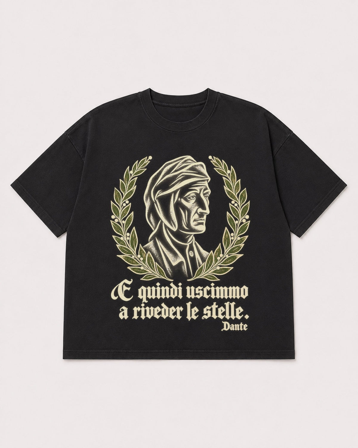 Mockup Boxy Heavyweight Tee Black product