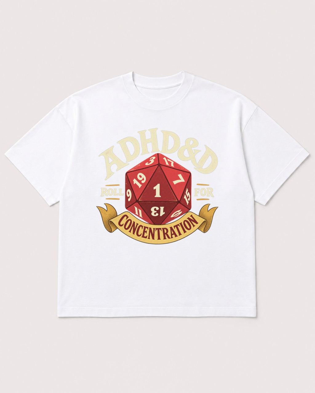 Mockup Boxy Heavyweight Tee White product