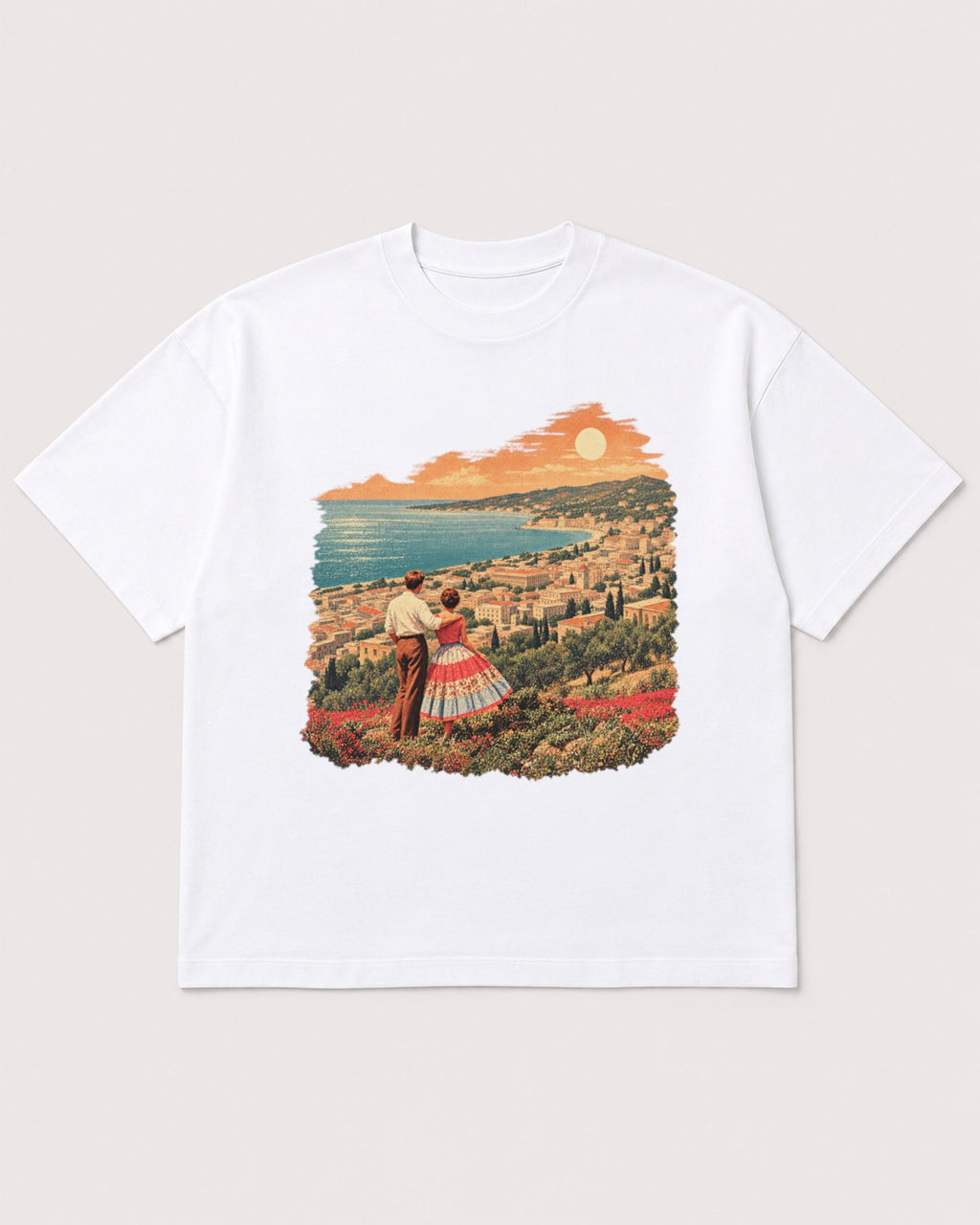 Mockup Boxy Heavyweight Tee White product