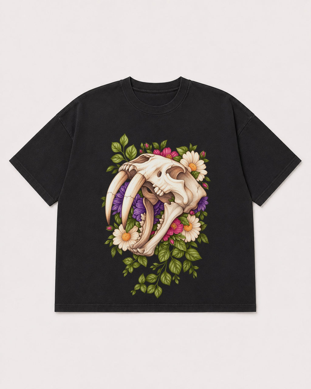 Mockup Boxy Heavyweight Tee Black product