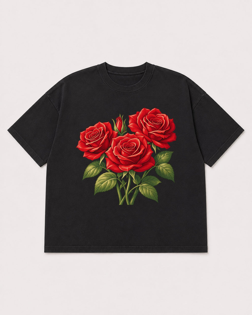 Mockup Boxy Heavyweight Tee Black product