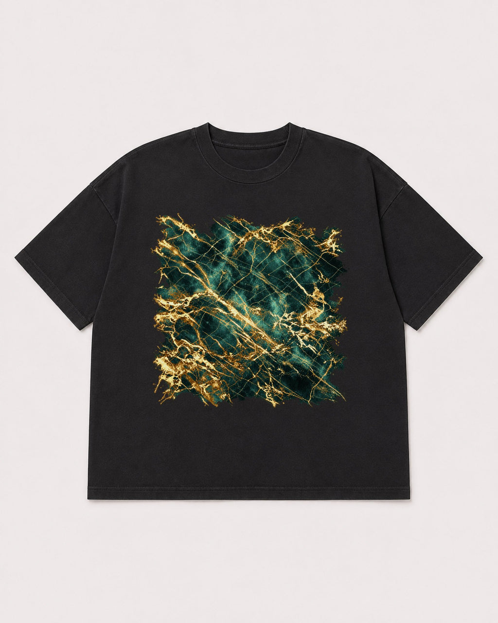 Mockup Boxy Heavyweight Tee Black product