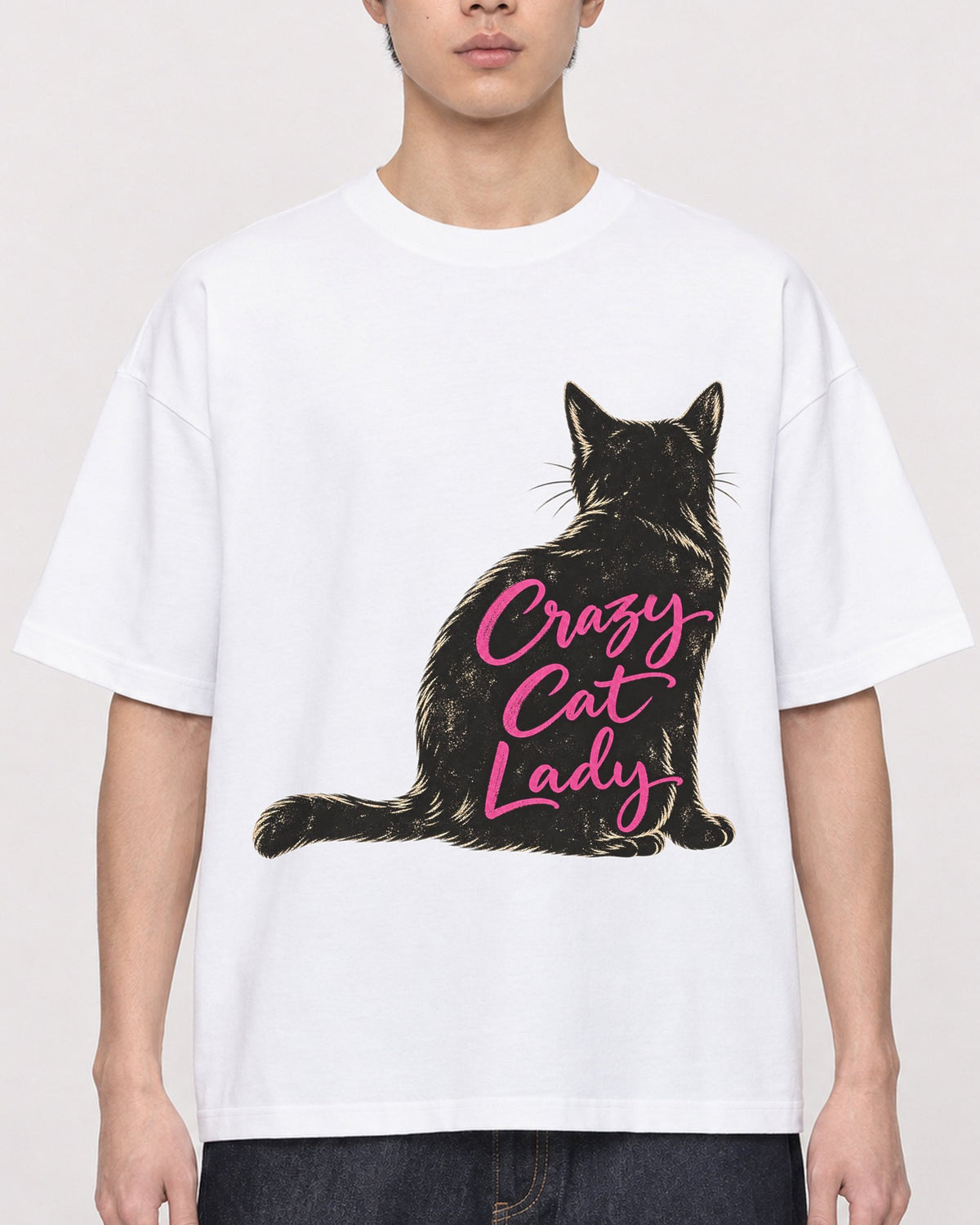 Mockup Boxy Heavyweight Tee White male close-up 01