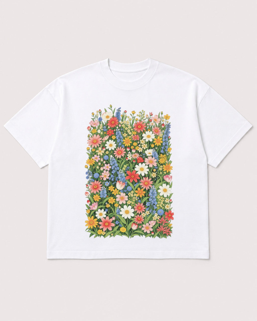 Mockup Boxy Heavyweight Tee White product
